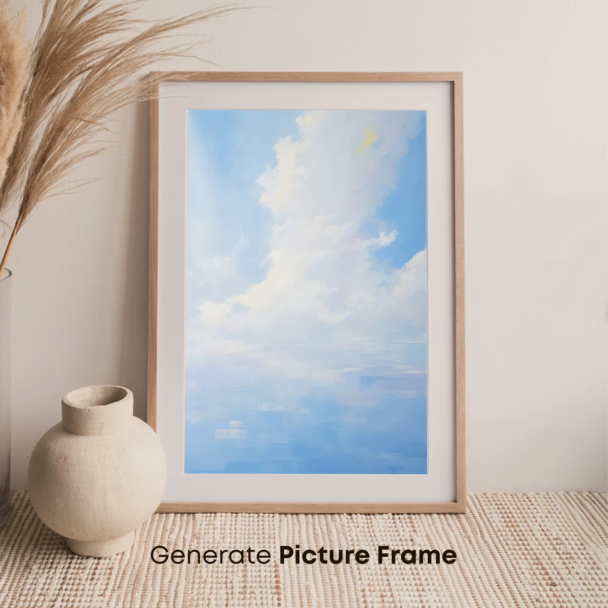 Ethereal Cloudscape: Impressionist Sky Harmony - Image 7