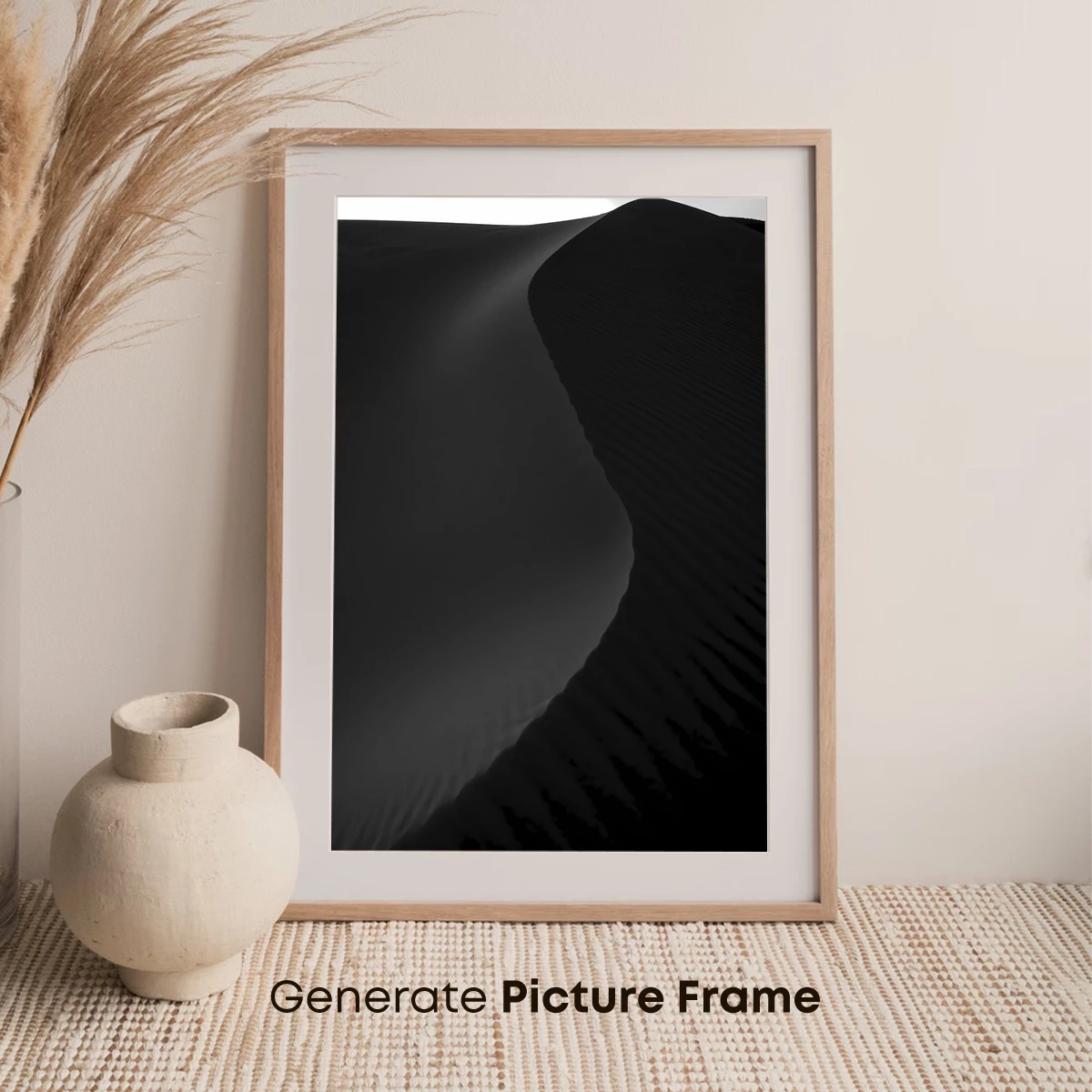 Desert Shadows: Monochrome Dunes - Image 7