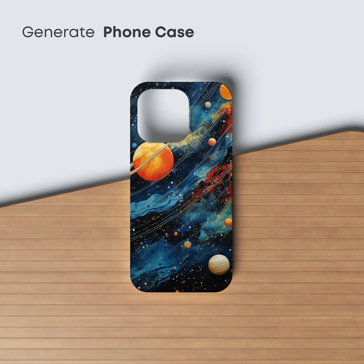 Cosmic Symphony: Planetary Dance in Abstract Space - Image 3