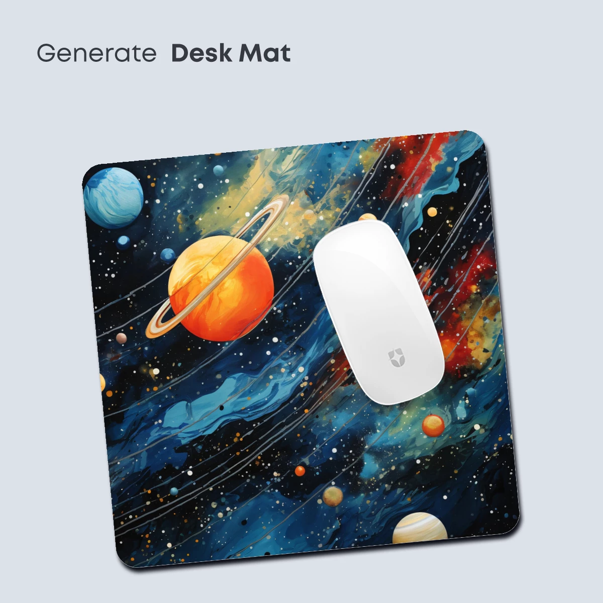 Cosmic Symphony: Planetary Dance in Abstract Space - Image 4