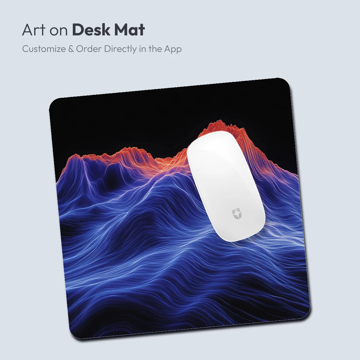 Neon Peaks: Futuristic Mountain Landscape - Image 4