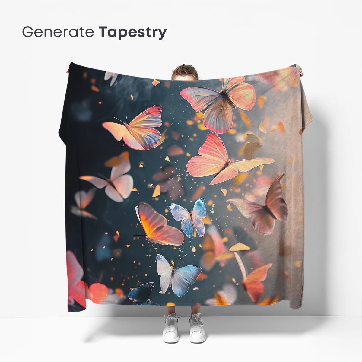 Butterfly Symphony in Pastel Dreams - Image 5