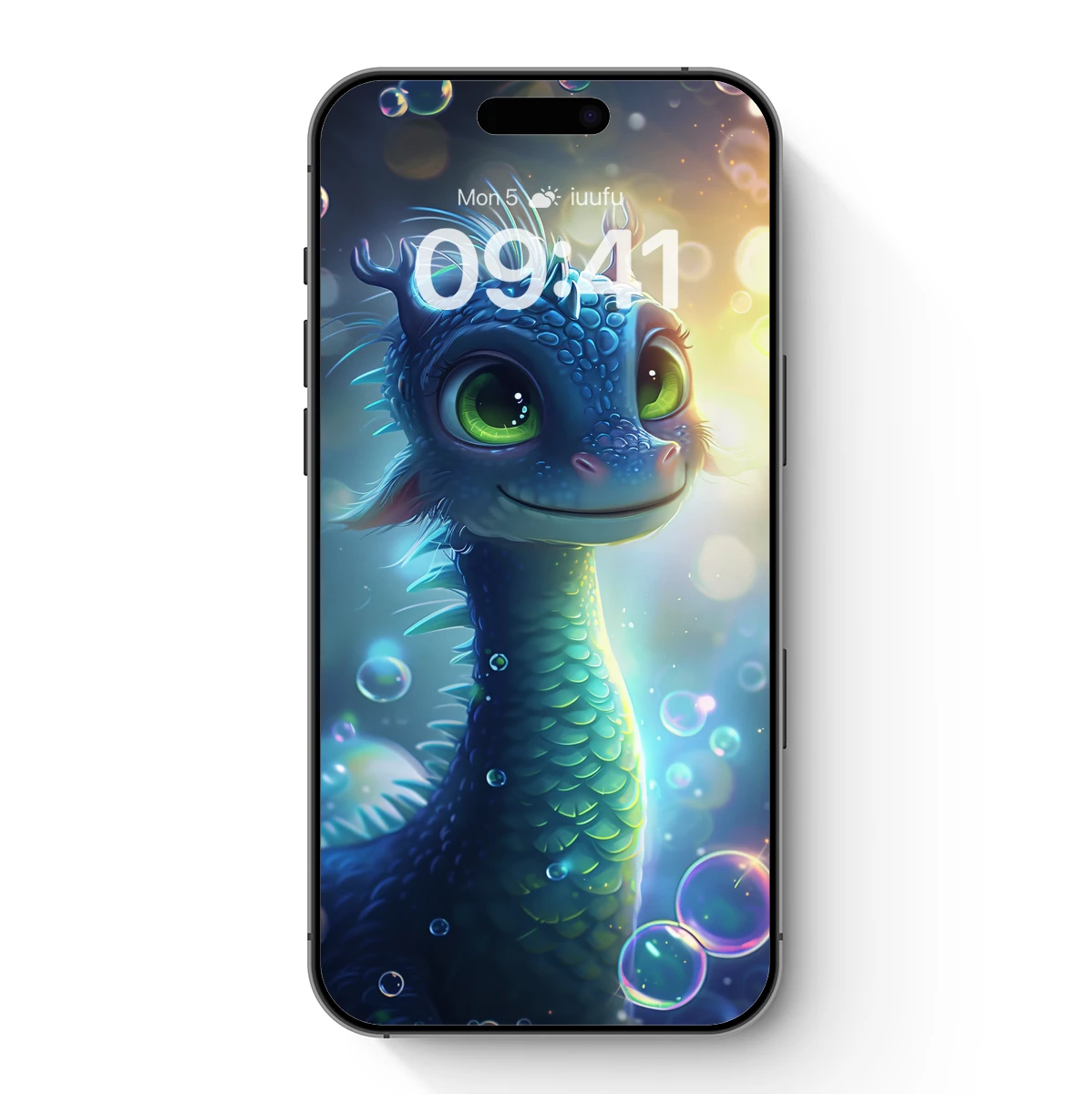 Enchanted Dragon in Bubble Realm