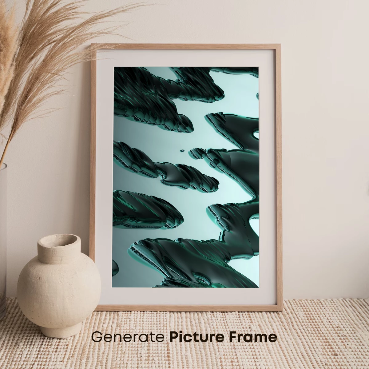Emerald Tentacles: Abstract Aquatic Sculptures - Image 7