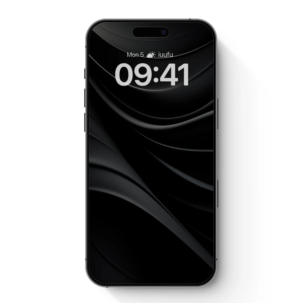 Elegant Black Waves: A Symphony of Shadows