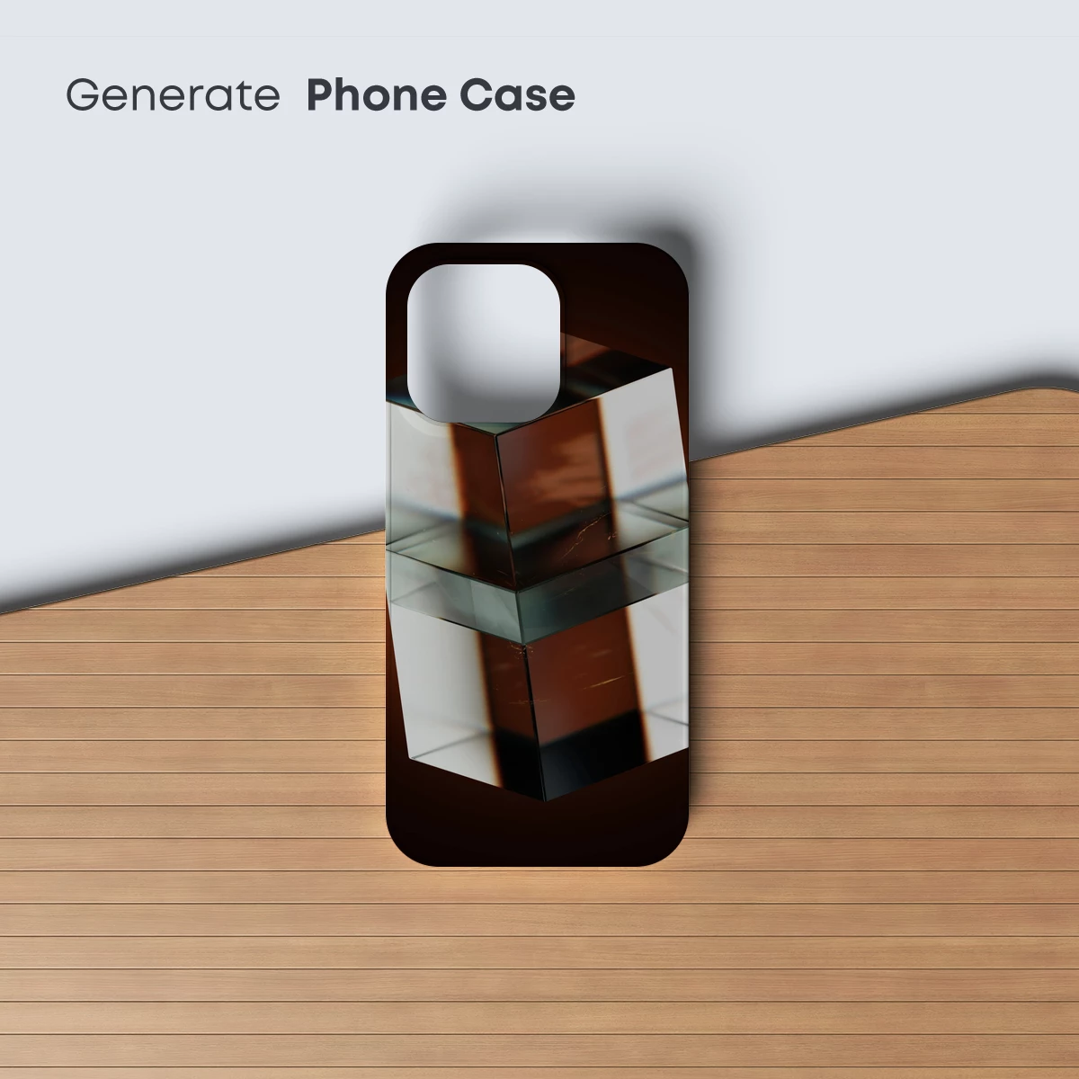 Crystal Cube Reflections: A Study in Light and Geometry - Image 3