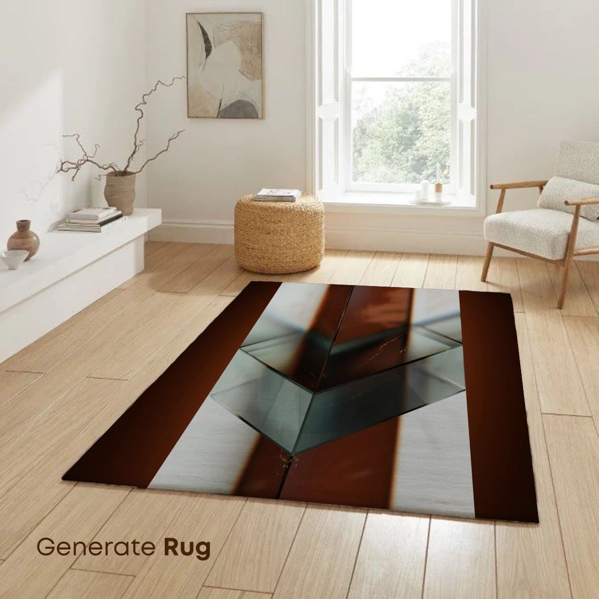 Crystal Cube Reflections: A Study in Light and Geometry - Image 6