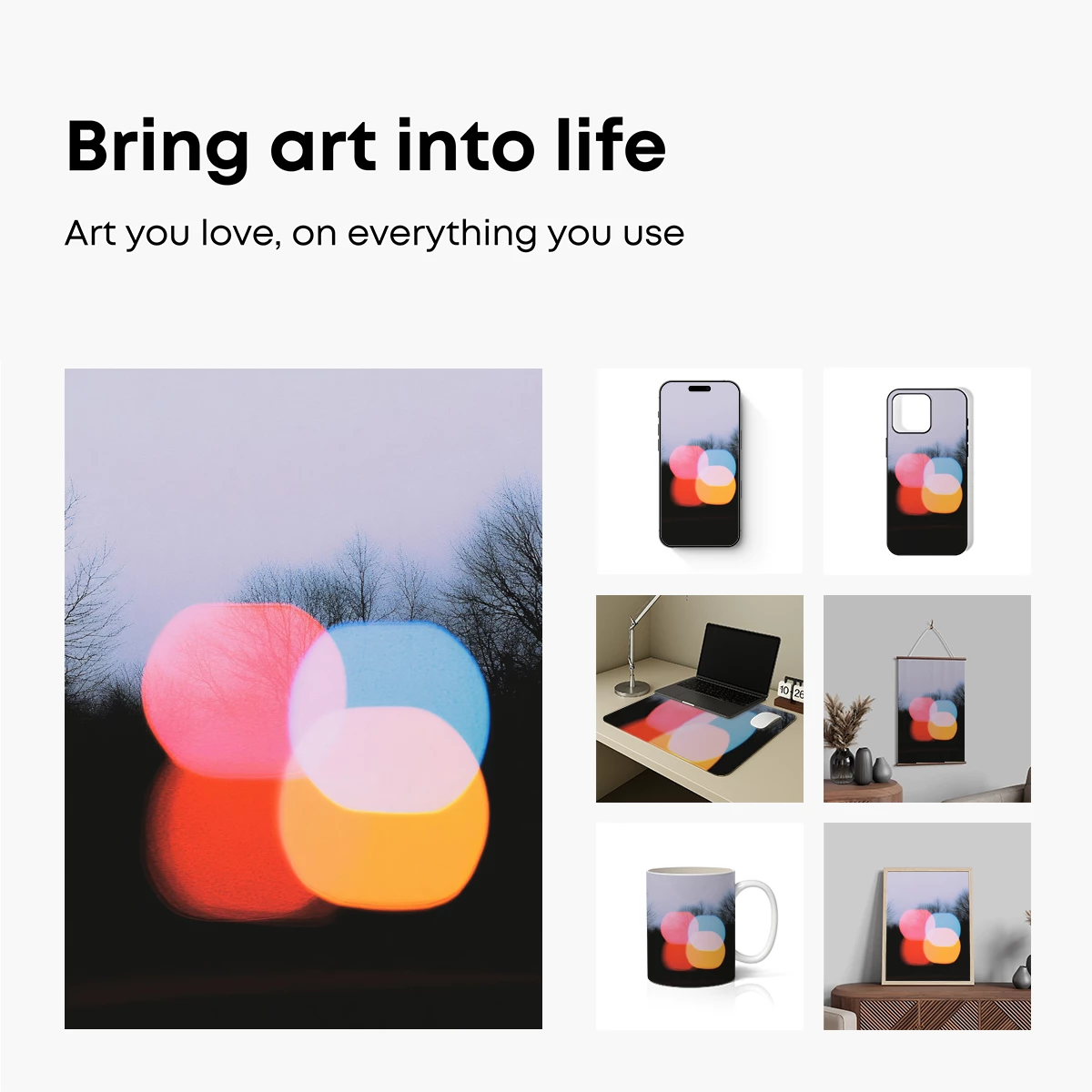 Blurred Lights in Twilight: A Colorful Bokeh Symphony - Image 2