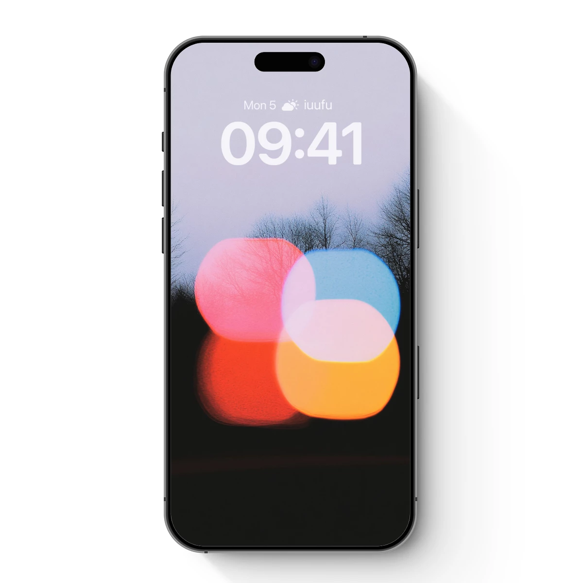 Blurred Lights in Twilight: A Colorful Bokeh Symphony