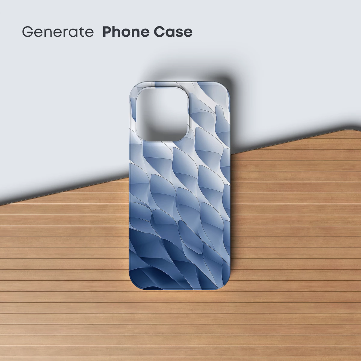 Fluid Geometry: Abstract Blue Waves - Image 3