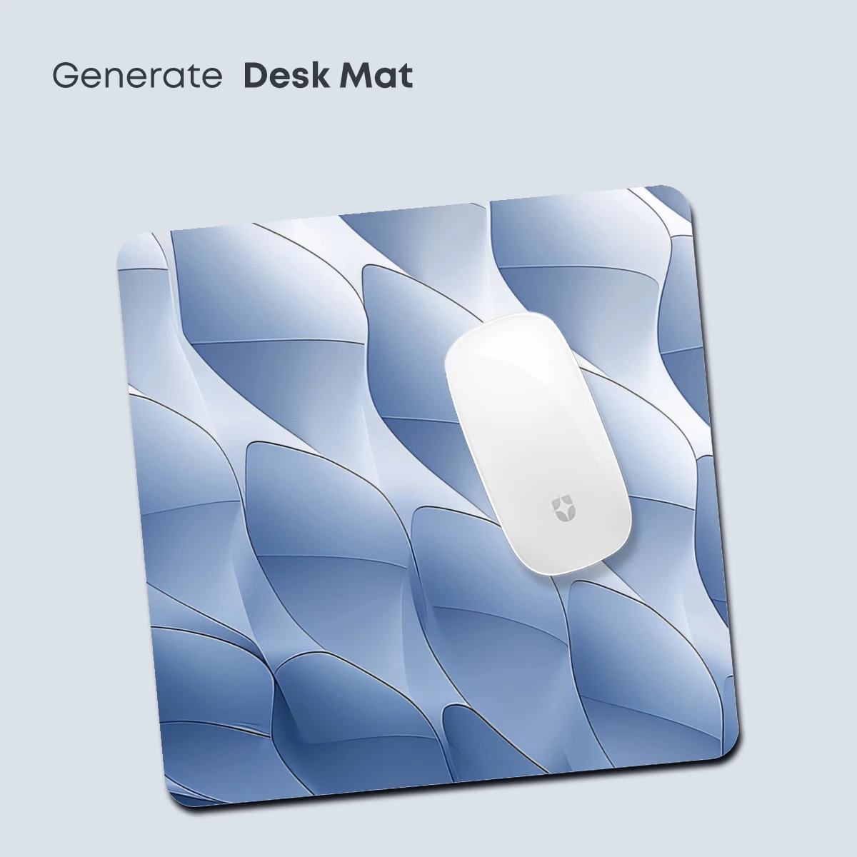 Fluid Geometry: Abstract Blue Waves - Image 4