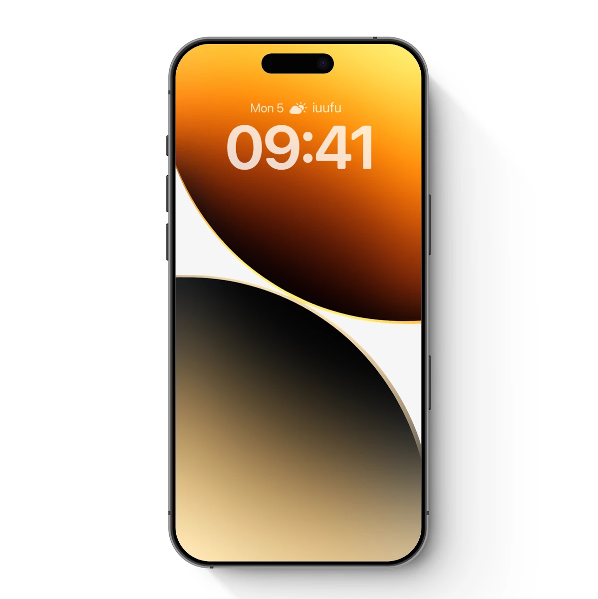 Golden Eclipse: Abstract Gradient Harmony