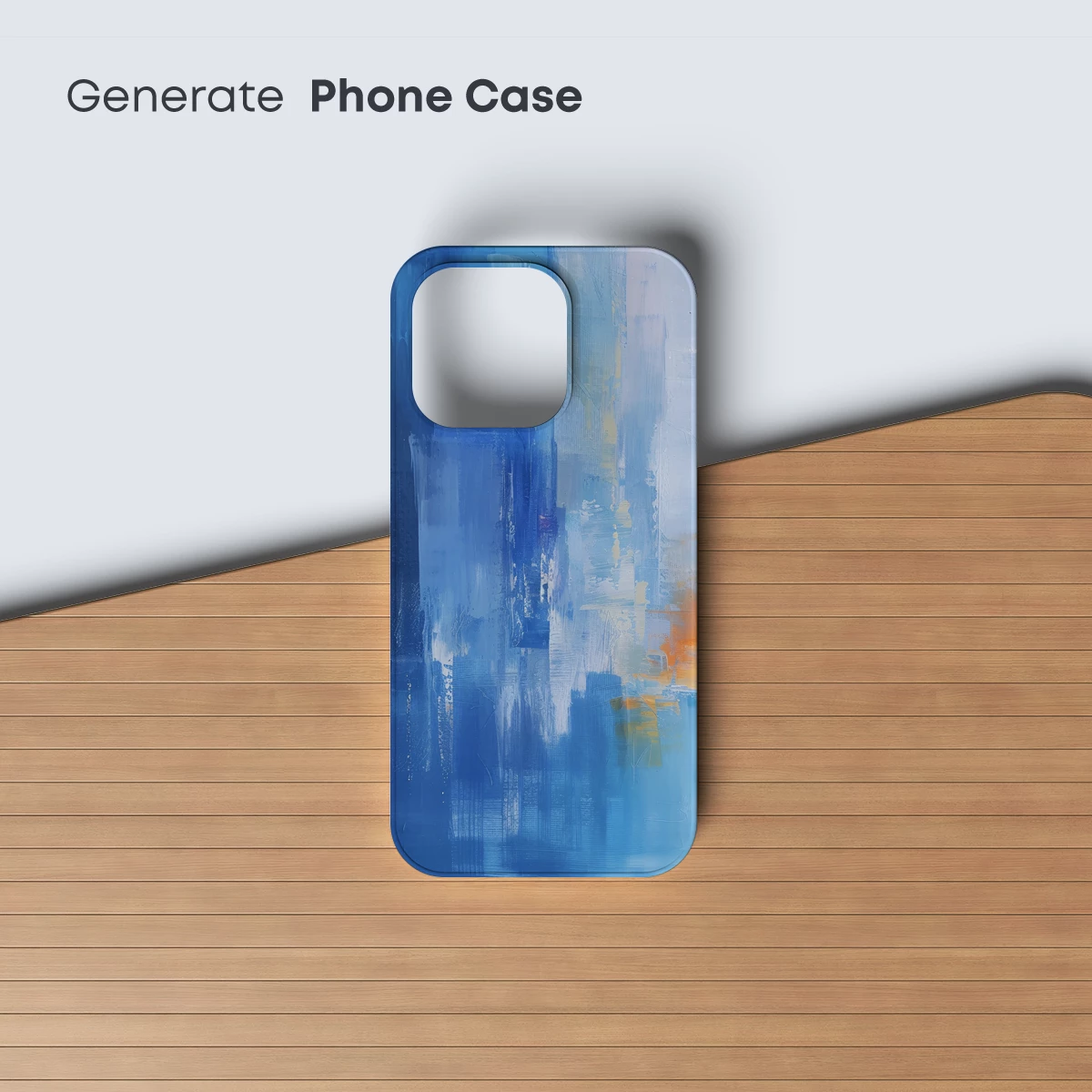 Blue Abstract Symphony: Urban Canvas - Image 3