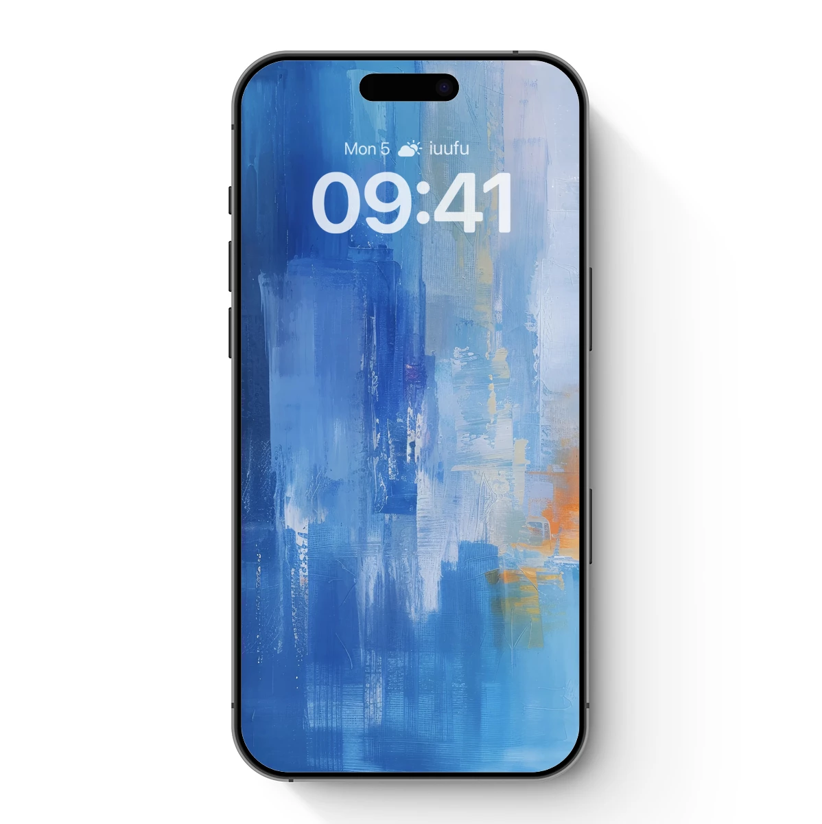 Blue Abstract Symphony: Urban Canvas