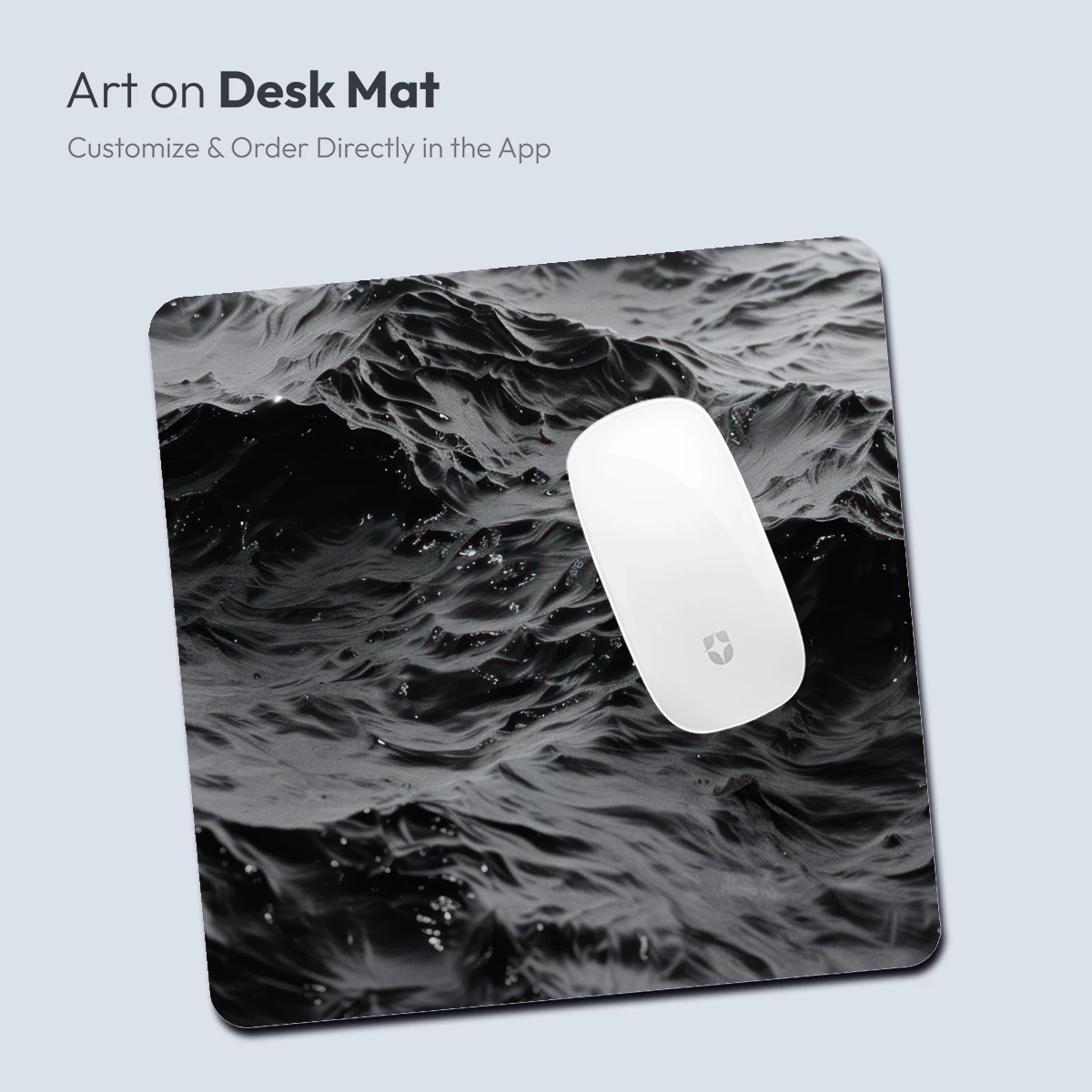 Ethereal Black Ocean Waves - Image 4