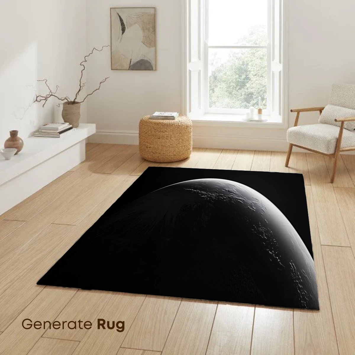 Eclipse of Solitude: Celestial Half-Lit Sphere - Image 6