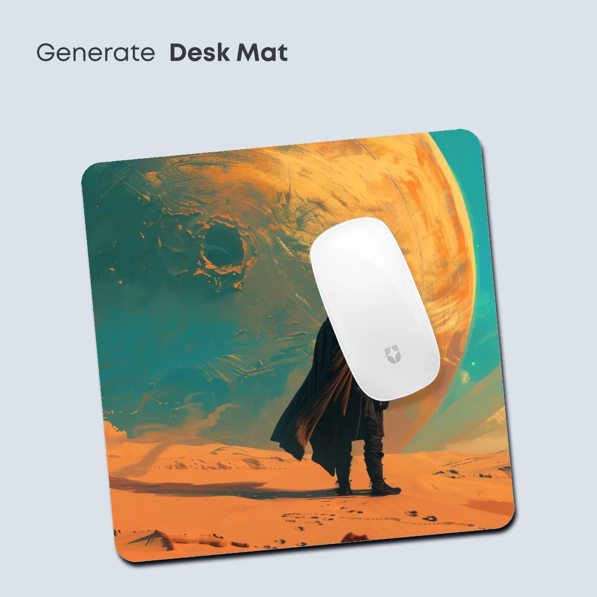 Desert Voyager Under a Giant Planet - Image 4