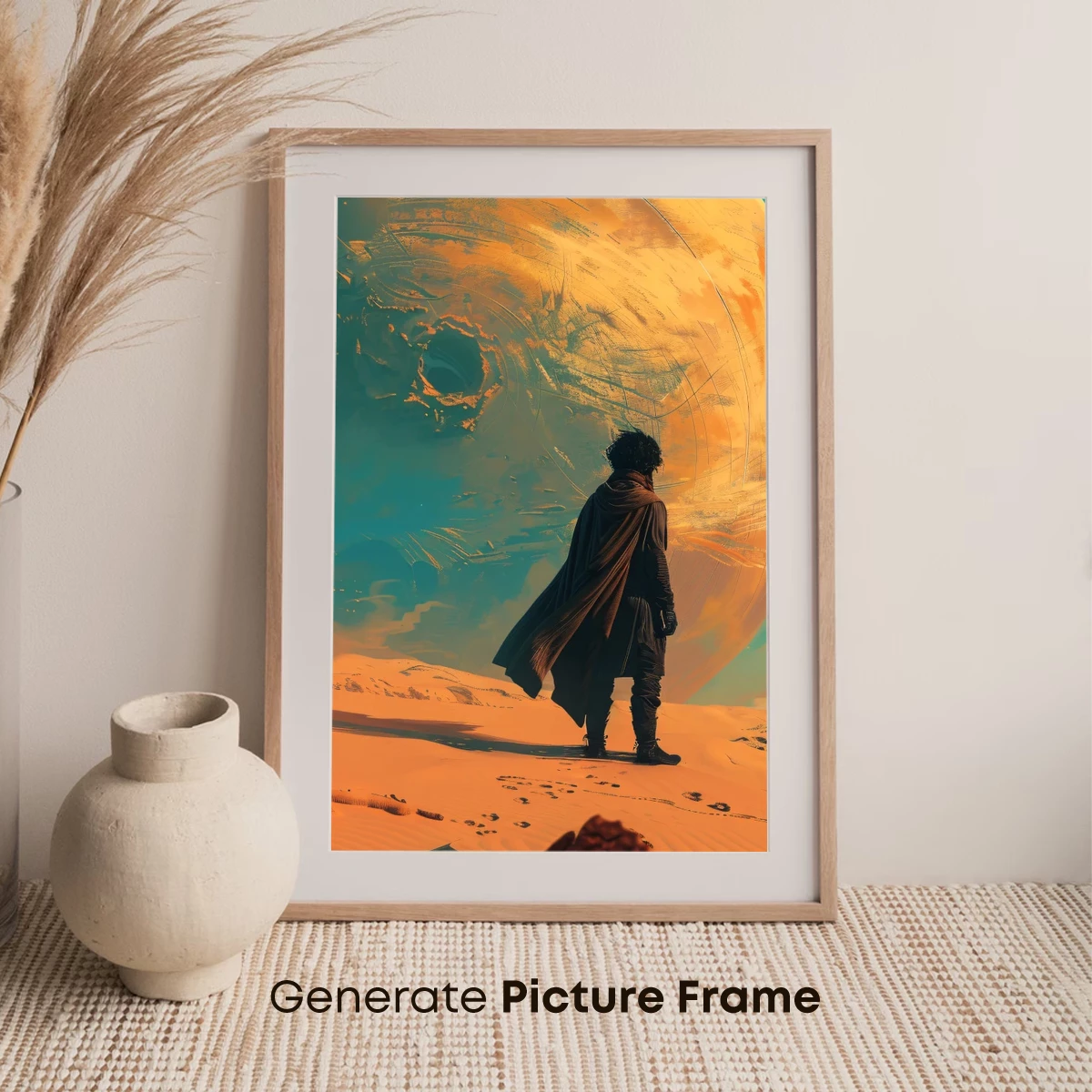 Desert Voyager Under a Giant Planet - Image 7