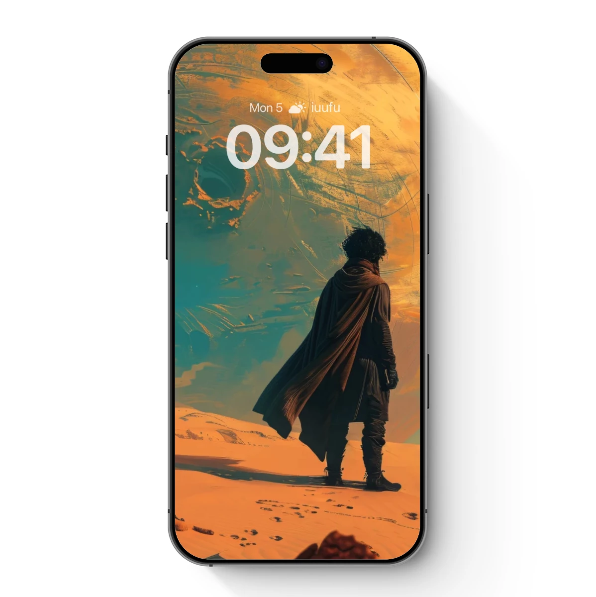 Desert Voyager Under a Giant Planet