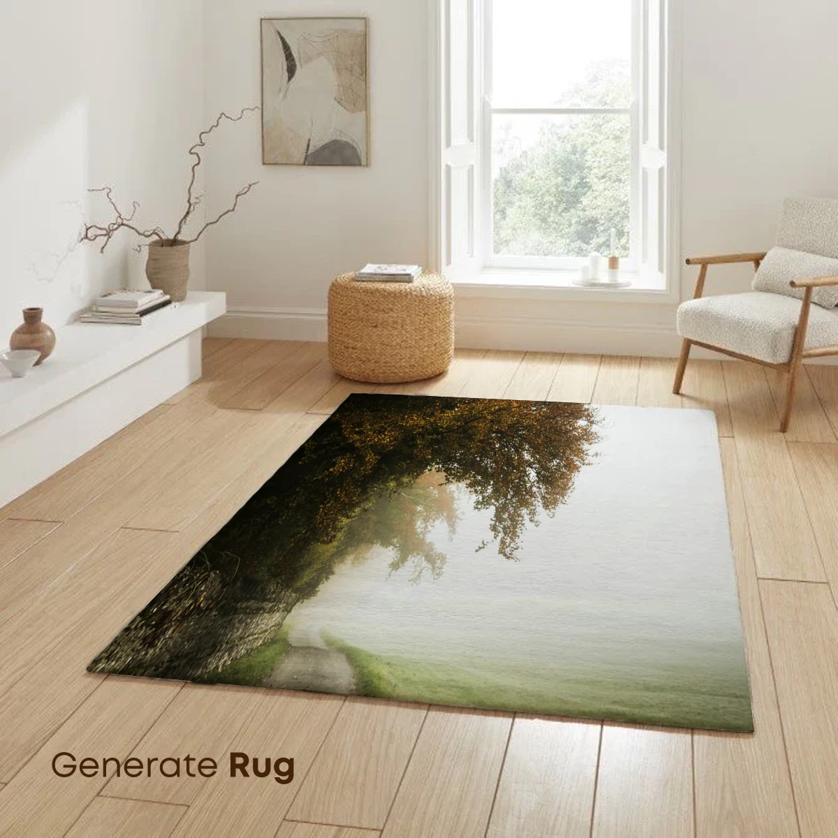 Autumn Mist Pathway - Image 6