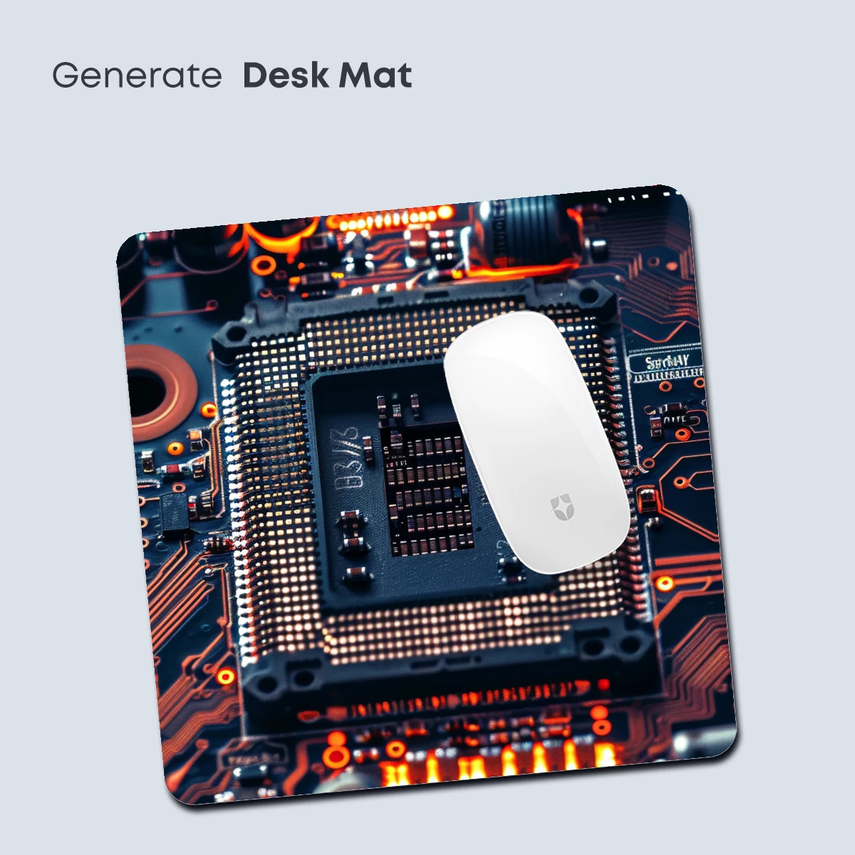 Circuit Symphony: Glowing Tech Heartbeat - Image 4