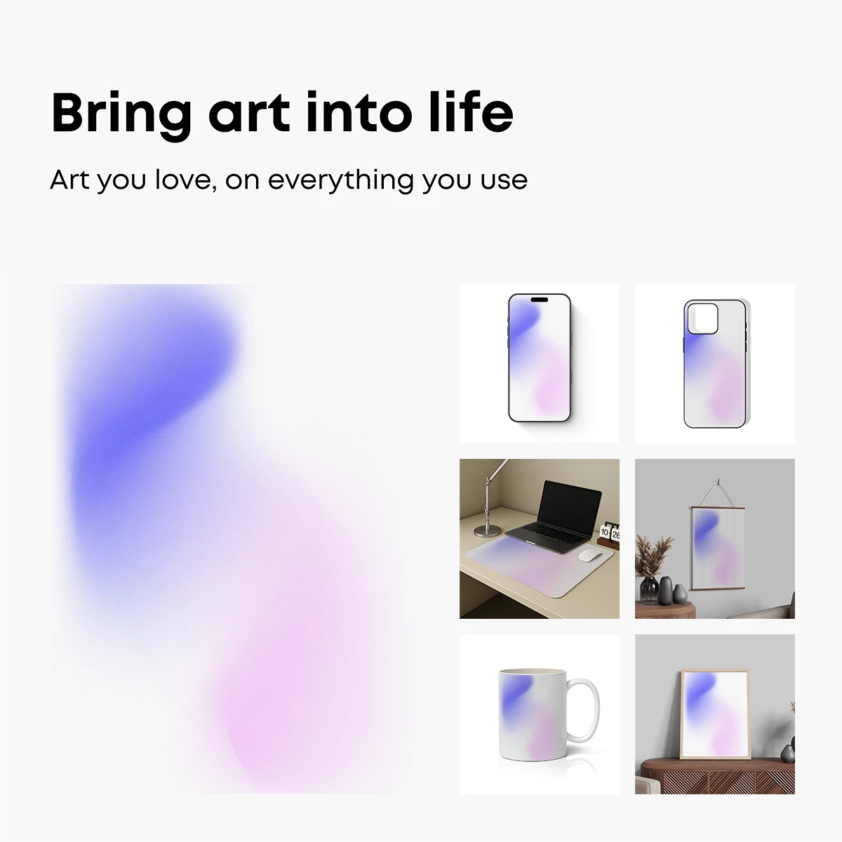 Ethereal Gradient Dance: Purple and Pink Harmony - Image 2