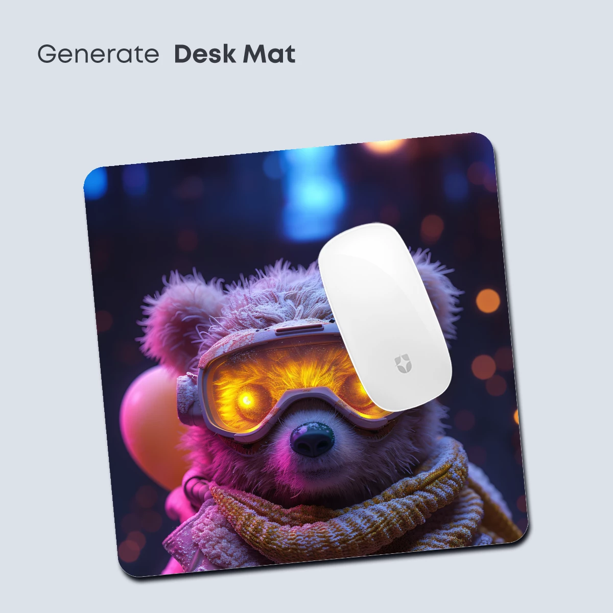 Cyber Teddy: Neon Goggles & Urban Glow - Image 4