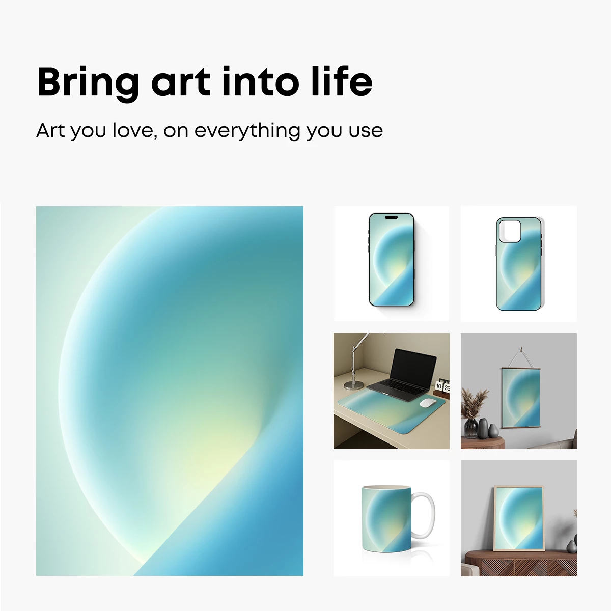 Ethereal Gradient Sphere: A Study in Soft Light
