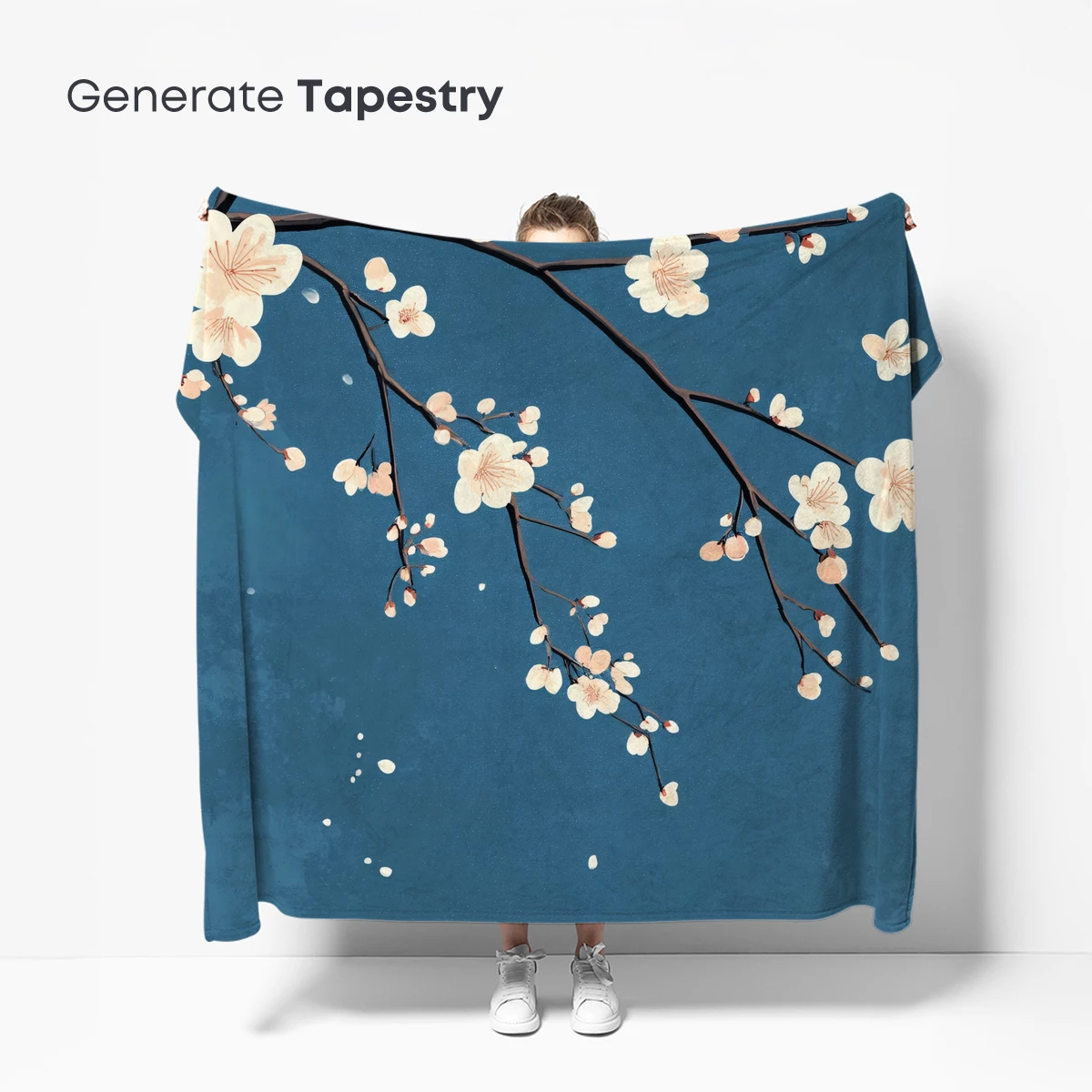 Blossom Whisper: Ethereal Cherry Branches in Twilight - Image 5