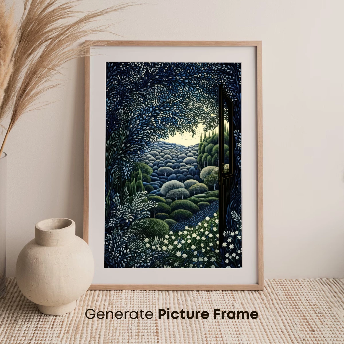 Enchanted Forest Doorway: A Surreal Landscape Odyssey - Image 7