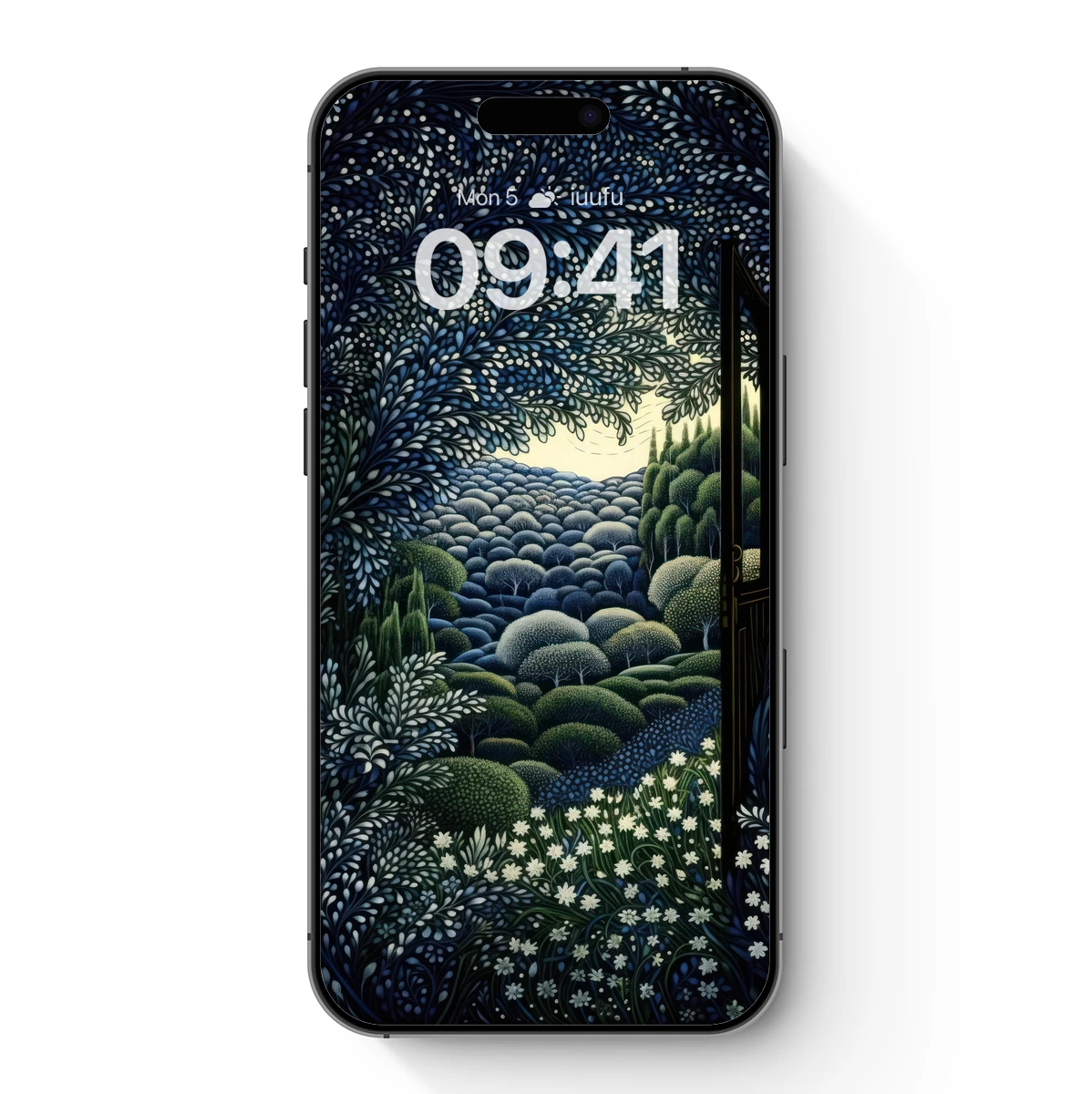 Enchanted Forest Doorway: A Surreal Landscape Odyssey