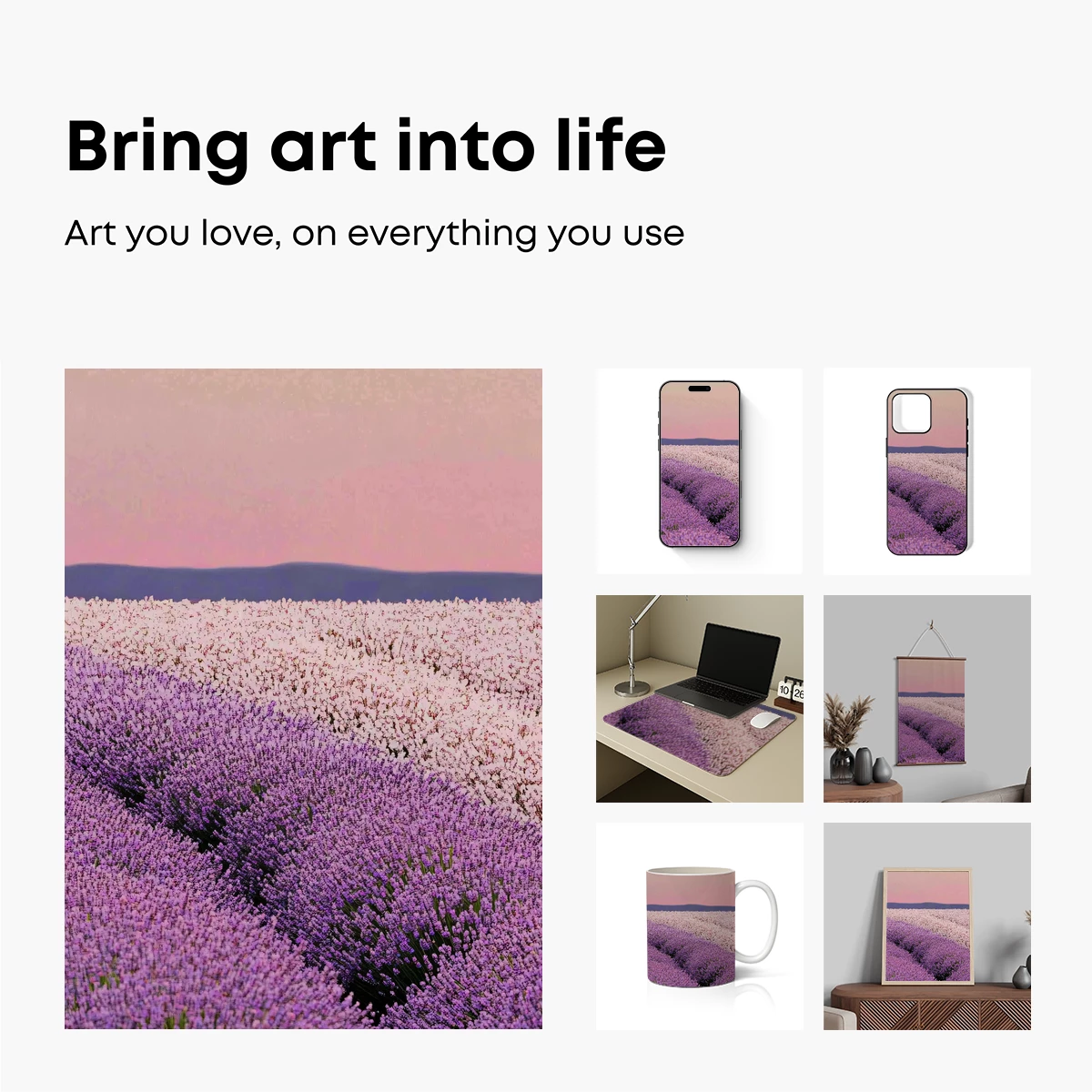 Lavender Sunset Symphony