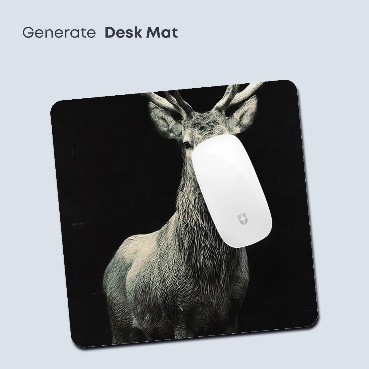 Monochrome Majesty: Stag in Shadows - Image 4