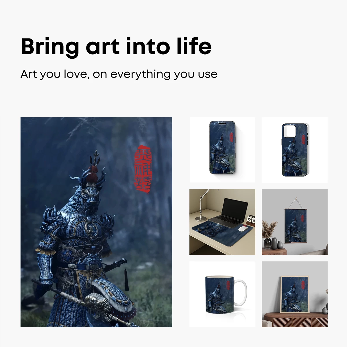 Epic Warrior in Mythic Forest - Image 2