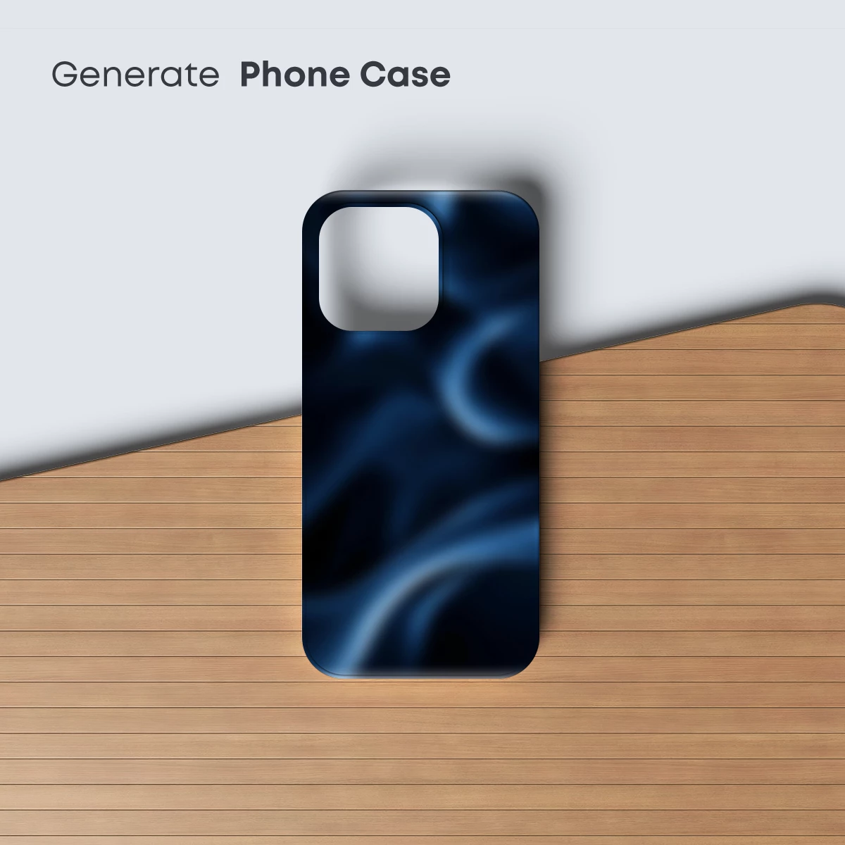 Ethereal Blue Whispers: Abstract Smoke Trails - Image 3