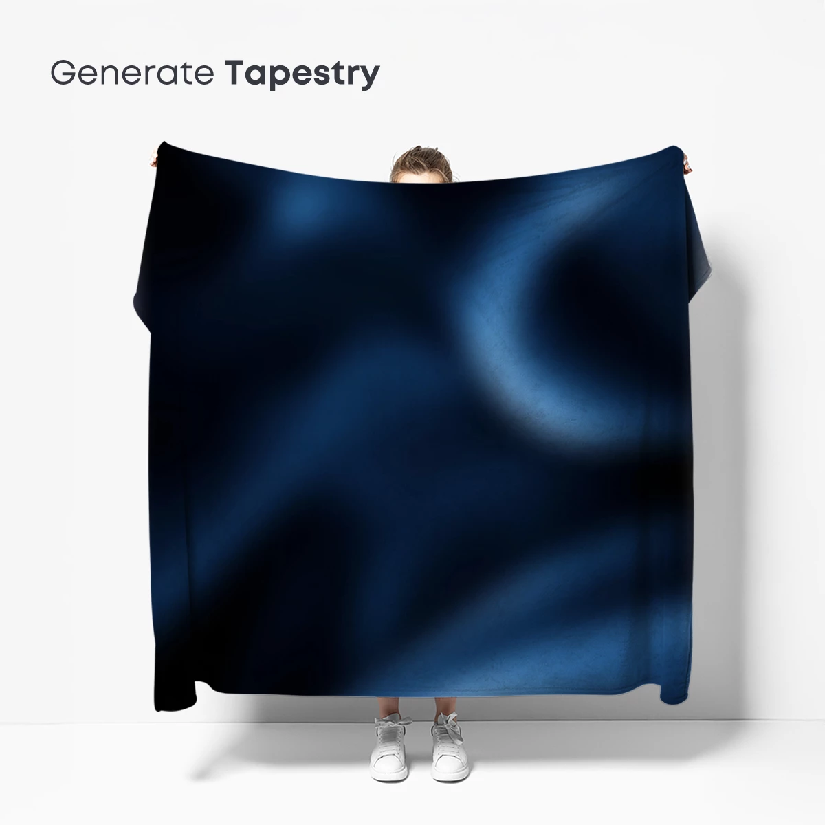 Ethereal Blue Whispers: Abstract Smoke Trails - Image 5