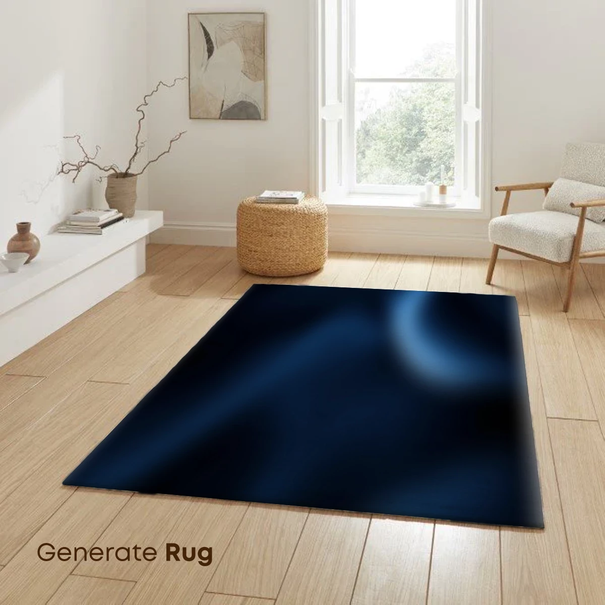 Ethereal Blue Whispers: Abstract Smoke Trails - Image 6