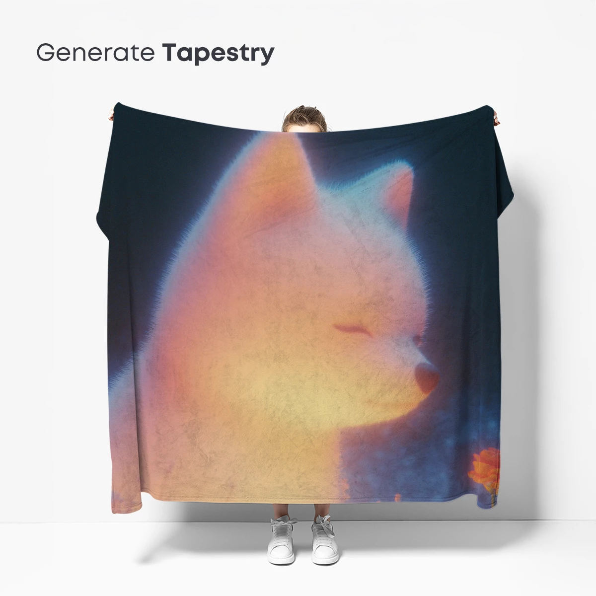 Ethereal Fox in Floral Glow - Image 5