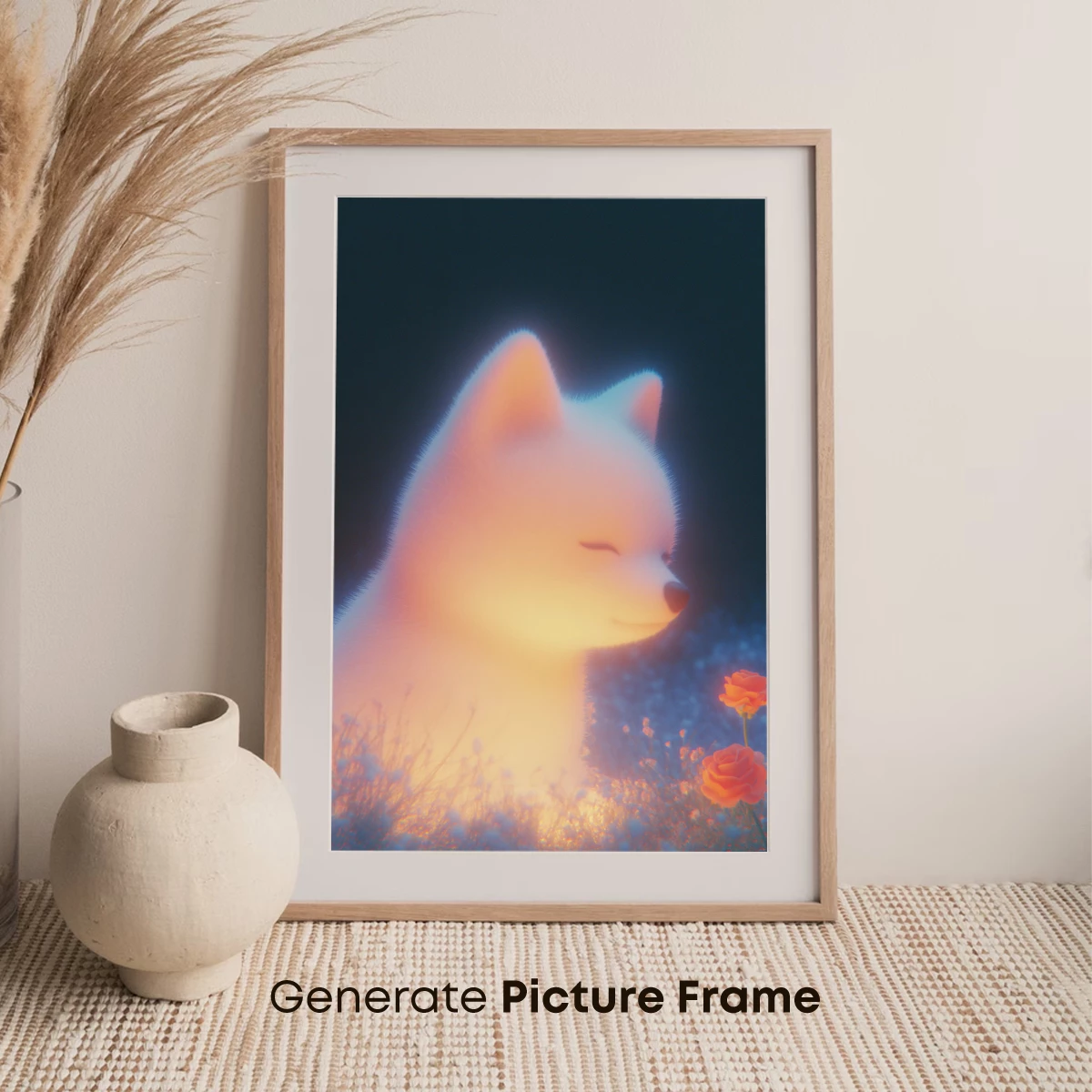 Ethereal Fox in Floral Glow - Image 7