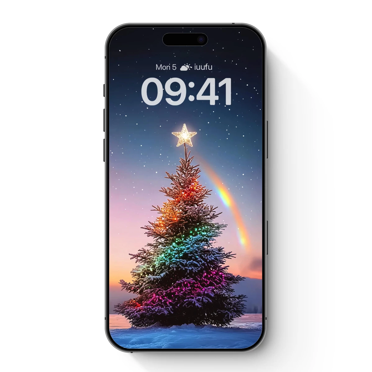 Enchanted Rainbow Christmas Tree