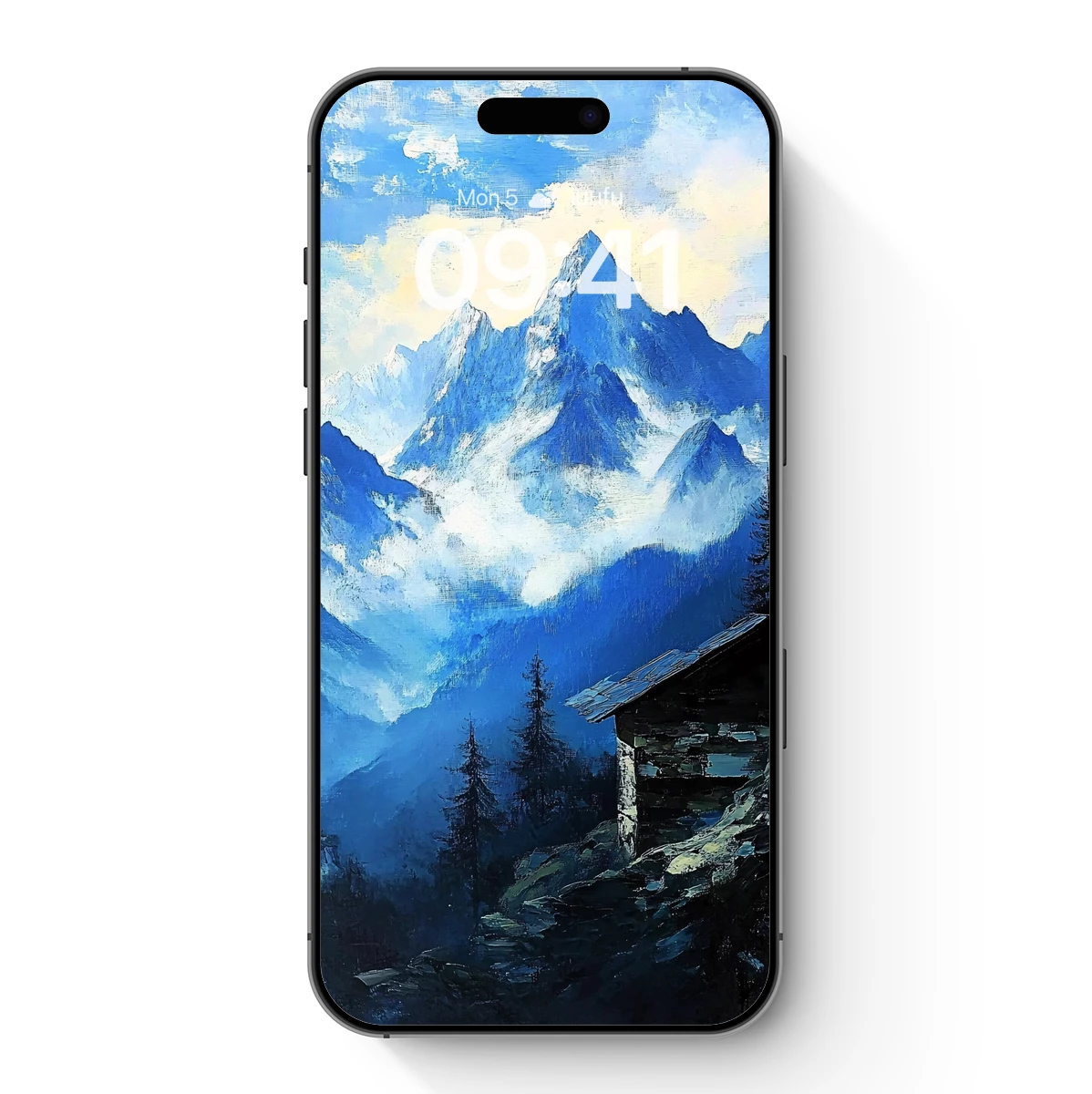 Misty Alpine Retreat: A Painterly Odyssey