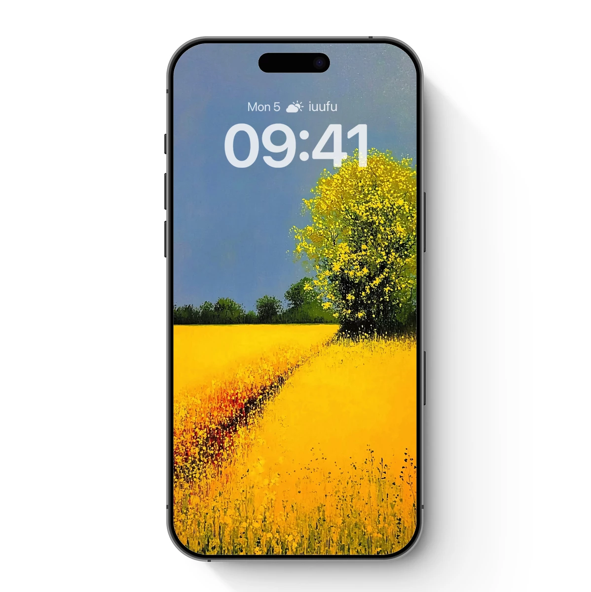 Golden Field Under a Serene Sky Golden Field Under a Serene Sky