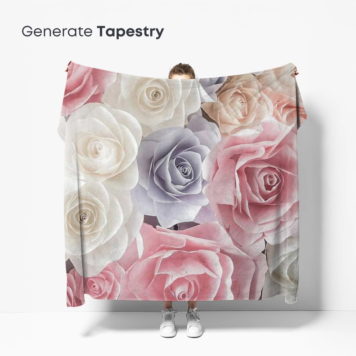 Elegant Pastel Rose Bouquet - Image 5