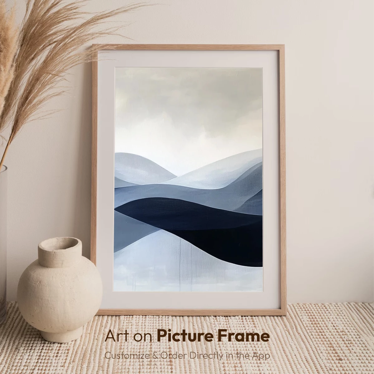 Ethereal Wave Symphony: Abstract Fluidity in Monochrome - Image 6