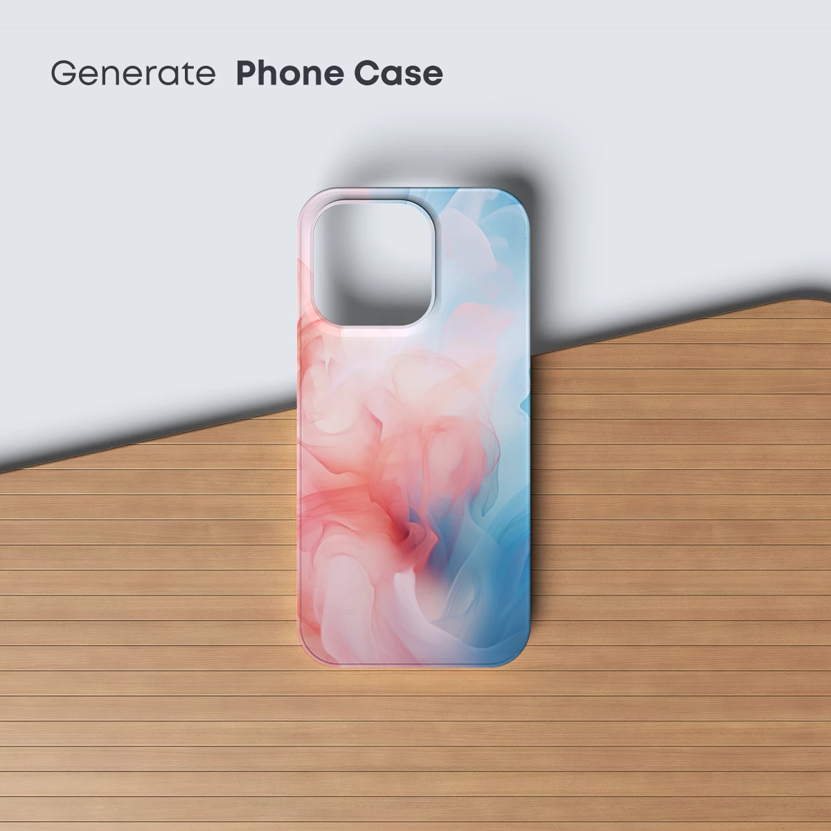 Ethereal Smoke Dance: Pink and Blue Fusion - Image 3