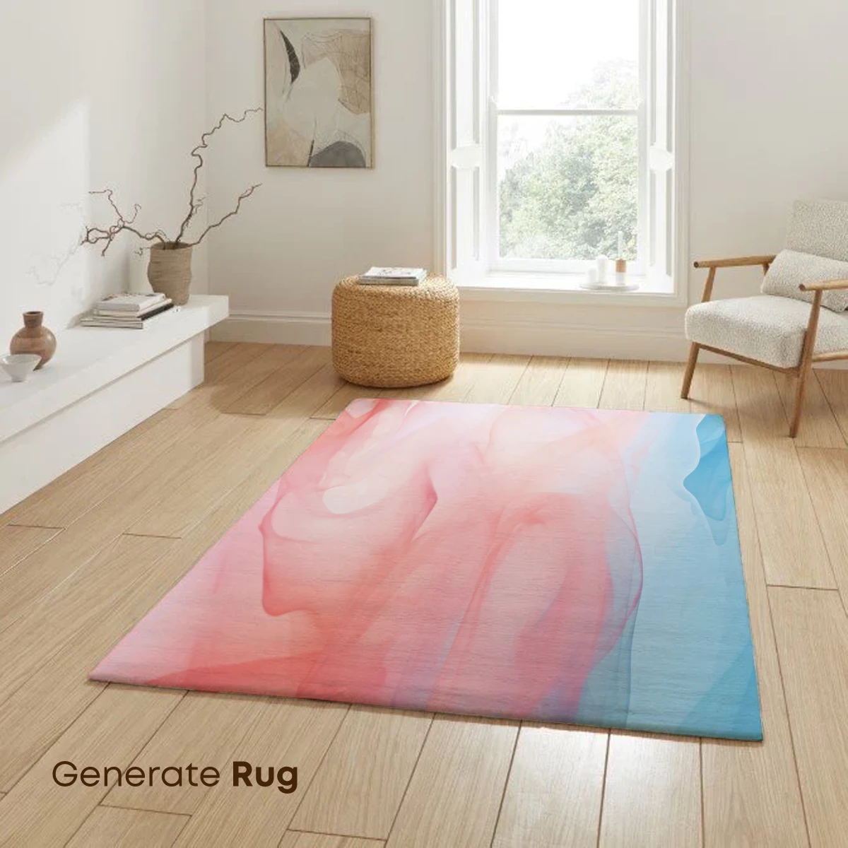 Ethereal Smoke Dance: Pink and Blue Fusion - Image 6