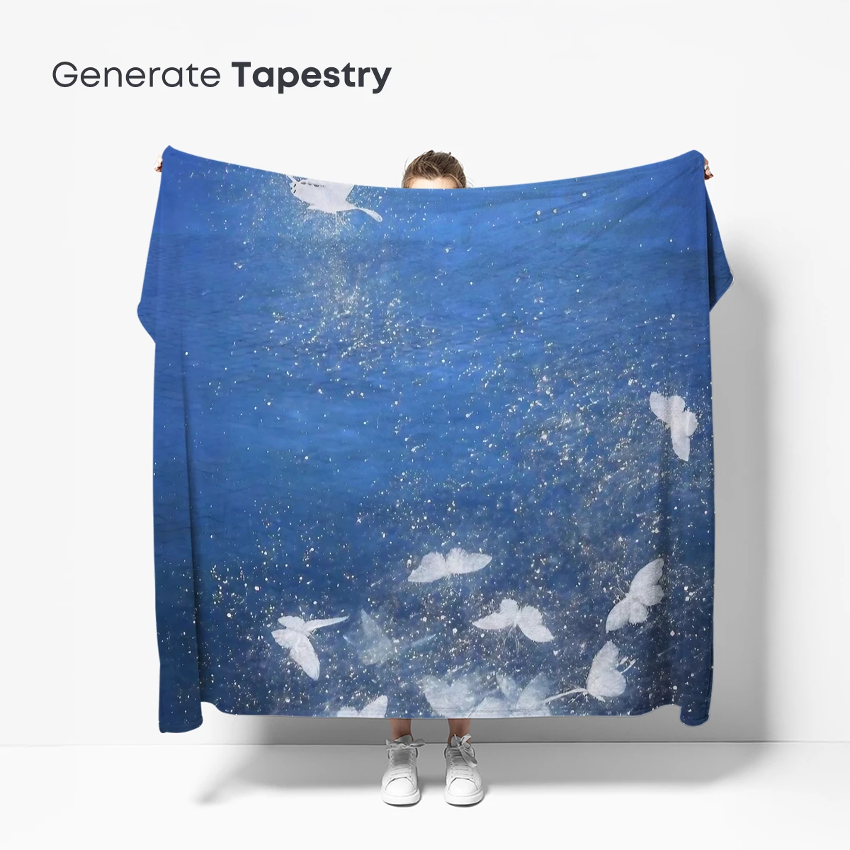 Ethereal Butterflies in Midnight Blue - Image 5