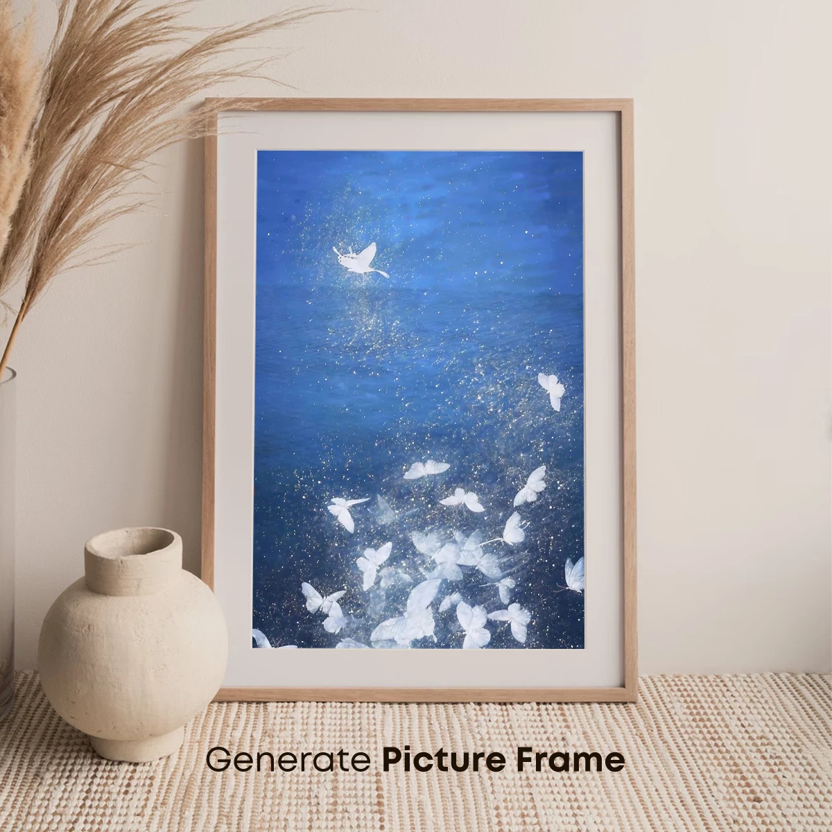 Ethereal Butterflies in Midnight Blue - Image 7