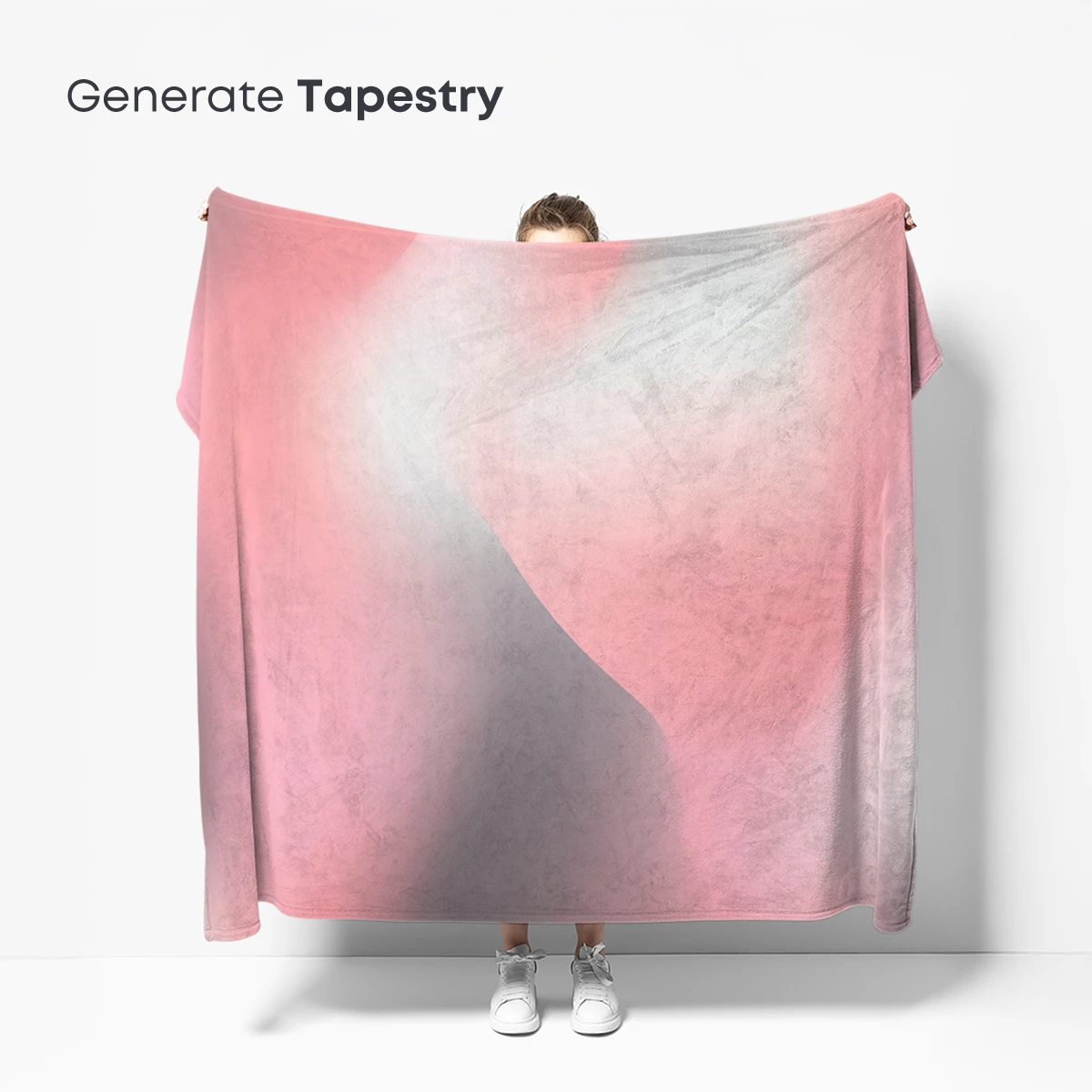 Blurred Elegance: Pink and Gray Abstract Flow - Image 5