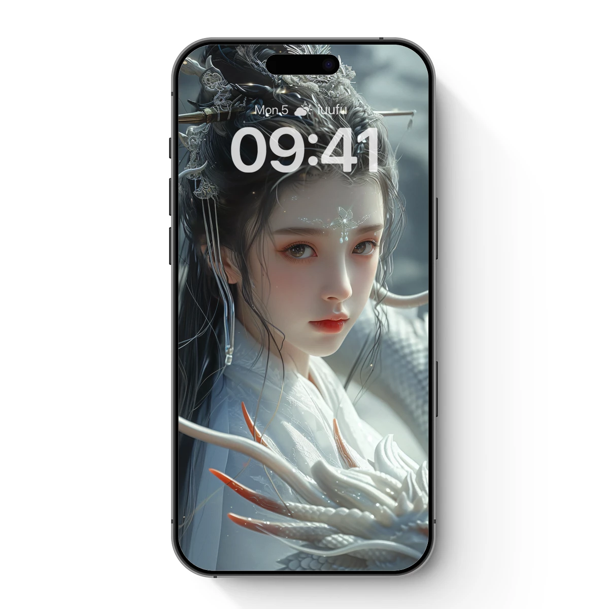 Ethereal Dragon Embrace: Fantasy Artistry